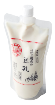 辻豆腐店の豆乳